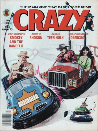 Cover for Crazy Magazine (Marvel, 1973 series) #72