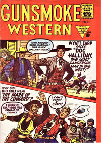 Cover for Gunsmoke Western (L. Miller & Son, 1955 series) #21