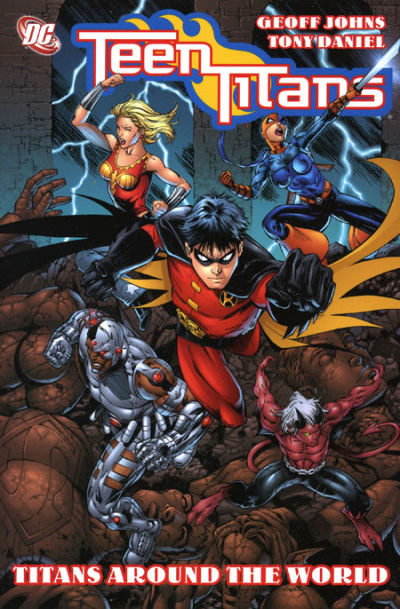 Cover for Teen Titans (DC, 2004 series) #6 - Titans around the World