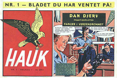 Cover for Hauk (Serieforlaget / Se-Bladene / Stabenfeldt, 1955 series) #1/1955