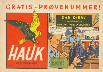 Cover for Hauk prøvenummer (Serieforlaget / Se-Bladene / Stabenfeldt, 1955 series) 