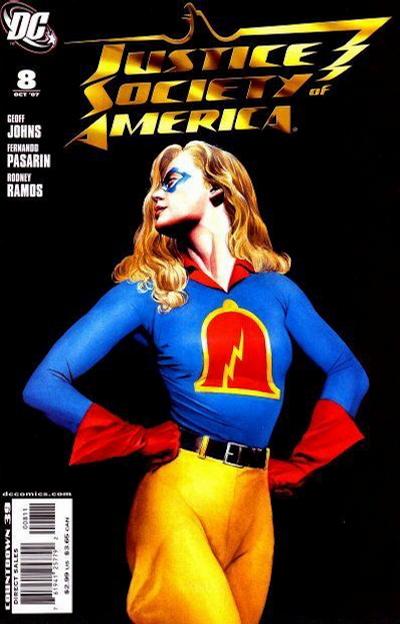 Cover for Justice Society of America (DC, 2007 series) #8 [Alex Ross Cover]
