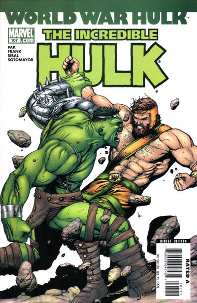 Cover for Incredible Hulk (Marvel, 2000 series) #107 [Direct Edition]