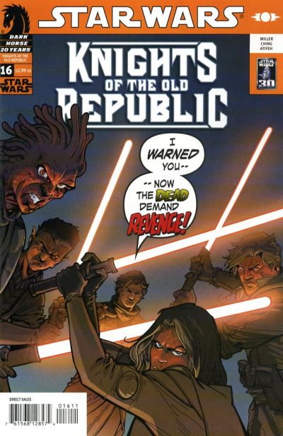 Cover for Star Wars Knights of the Old Republic (Dark Horse, 2006 series) #16