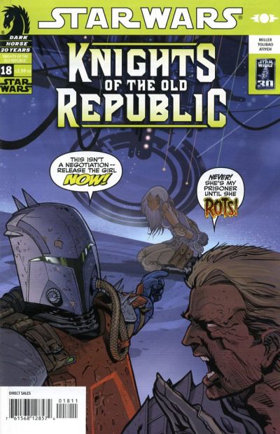 Cover for Star Wars Knights of the Old Republic (Dark Horse, 2006 series) #18