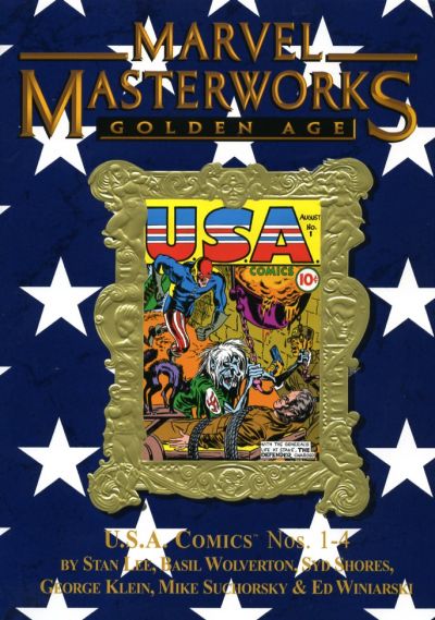 Cover for Marvel Masterworks: Golden Age U.S.A. Comics (Marvel, 2007 series) #1 (76) [Limited Variant Edition]
