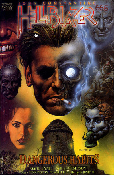 Cover for John Constantine, Hellblazer: Dangerous Habits (DC, 1994 series) [First Printing]