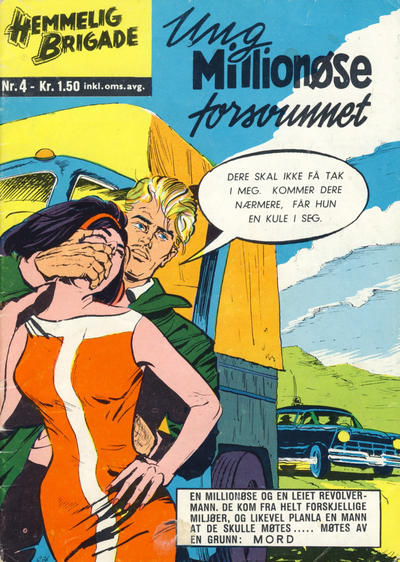 Cover for Hemmelig brigade (Illustrerte Klassikere / Williams Forlag, 1965 series) #4