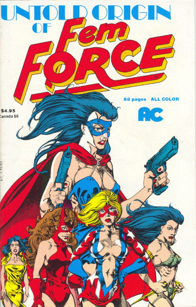 Cover for The Untold Origin of the Femforce (AC, 1989 series) #1