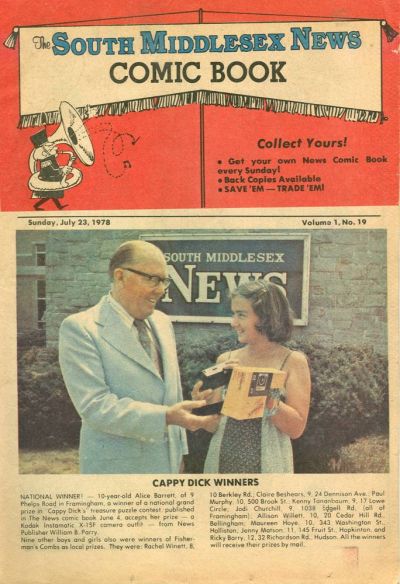 Cover for The South Middlesex News Comic Book (The Middlesex News, 1978 series) #v1#19