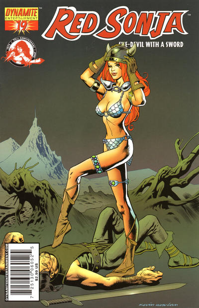 Cover for Red Sonja (Dynamite Entertainment, 2005 series) #19 [Kevin Nowlan Cover]