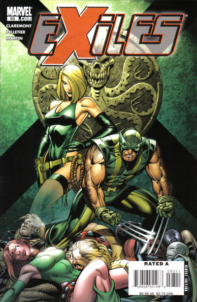 Cover for Exiles (Marvel, 2001 series) #93
