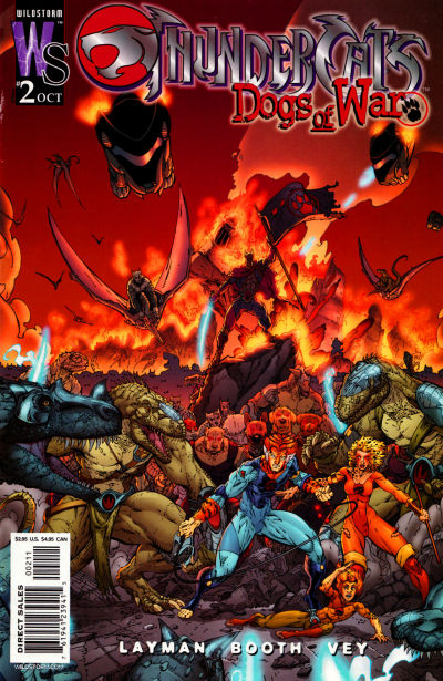 Cover for Thundercats: Dogs of War (DC, 2003 series) #2 [Brett Booth Cover]