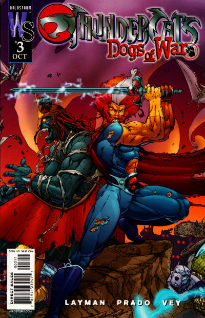 Cover for Thundercats: Dogs of War (DC, 2003 series) #3 [Brett Booth Cover]