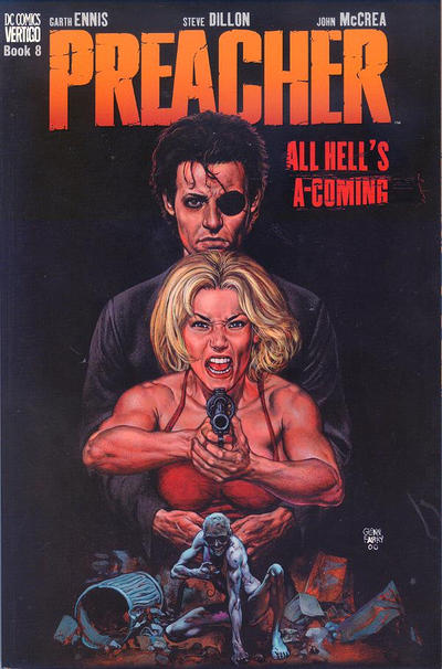 Cover for Preacher (DC, 1996 series) #8 - All Hell's A-Coming [First Printing]