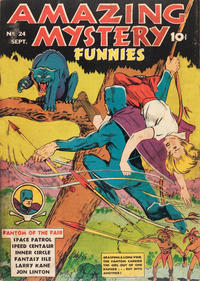 Cover Thumbnail for Amazing Mystery Funnies (Centaur, 1938 series) #24