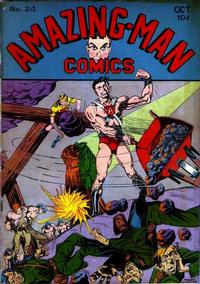 Cover Thumbnail for Amazing Man Comics (Centaur, 1939 series) #24