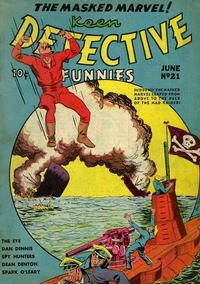 Cover Thumbnail for Keen Detective Funnies (Centaur, 1938 series) #21