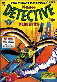 Cover Thumbnail for Keen Detective Funnies (Centaur, 1938 series) #24