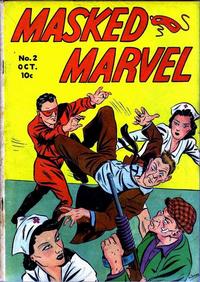 Cover Thumbnail for Masked Marvel (Centaur, 1940 series) #2