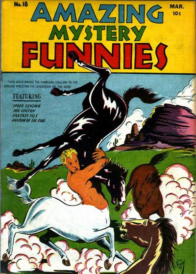 Cover for Amazing Mystery Funnies (Centaur, 1938 series) #18