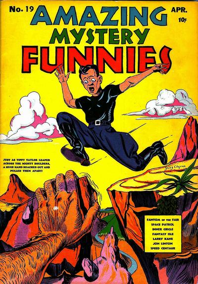 Cover for Amazing Mystery Funnies (Centaur, 1938 series) #19