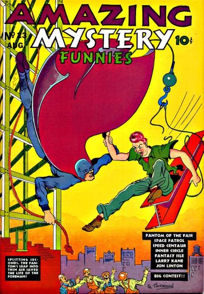 Cover for Amazing Mystery Funnies (Centaur, 1938 series) #23