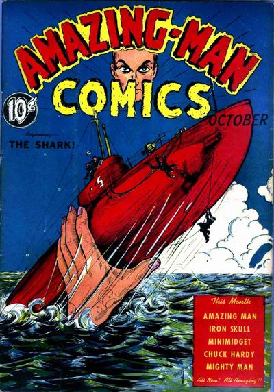 Cover for Amazing Man Comics (Centaur, 1939 series) #6
