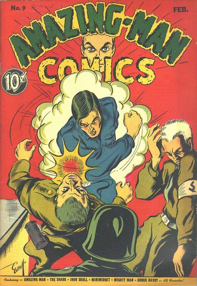 Cover for Amazing Man Comics (Centaur, 1939 series) #9