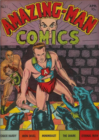 Cover for Amazing Man Comics (Centaur, 1939 series) #11