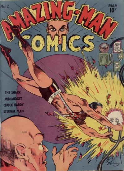 Cover for Amazing Man Comics (Centaur, 1939 series) #12