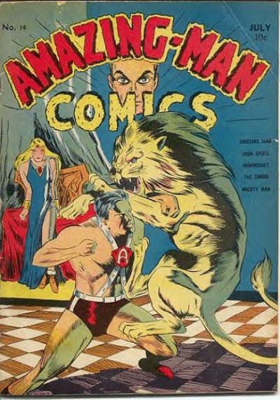 Cover for Amazing Man Comics (Centaur, 1939 series) #14
