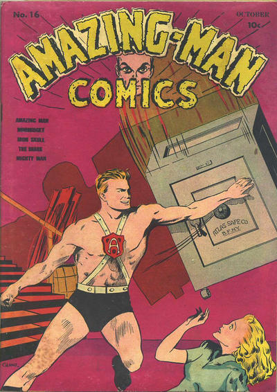 Cover for Amazing Man Comics (Centaur, 1939 series) #16