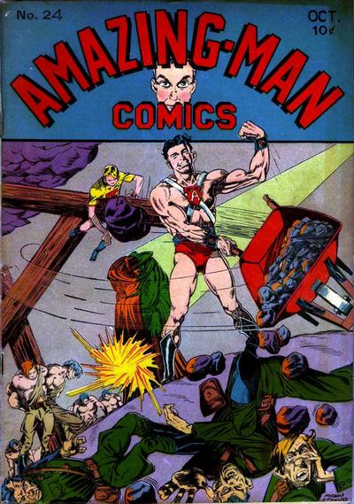 Cover for Amazing Man Comics (Centaur, 1939 series) #24