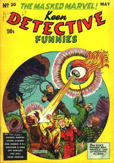 Cover for Keen Detective Funnies (Centaur, 1938 series) #20