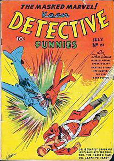 Cover for Keen Detective Funnies (Centaur, 1938 series) #22