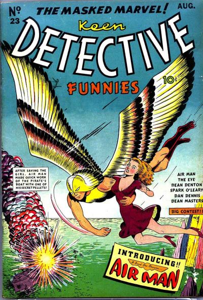 Cover for Keen Detective Funnies (Centaur, 1938 series) #23