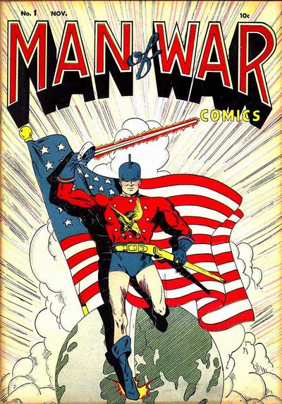 Cover for Man of War Comics (Centaur, 1941 series) #1