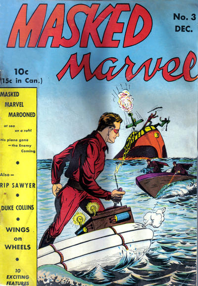 Cover for Masked Marvel (Centaur, 1940 series) #3