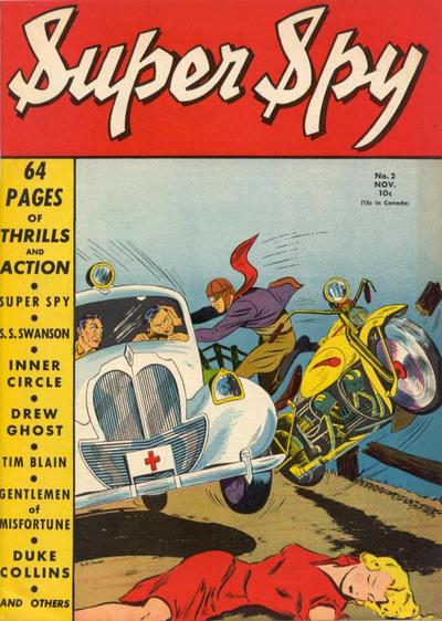 Cover for Super Spy (Centaur, 1940 series) #2