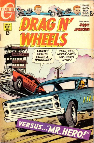 Cover for Drag N' Wheels (Charlton, 1968 series) #30