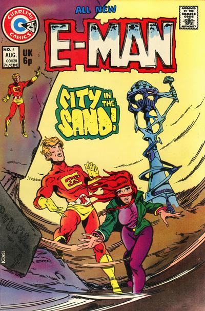 Cover for E-Man (Charlton, 1973 series) #4