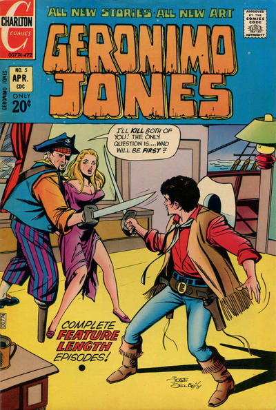 Cover for Geronimo Jones (Charlton, 1971 series) #5