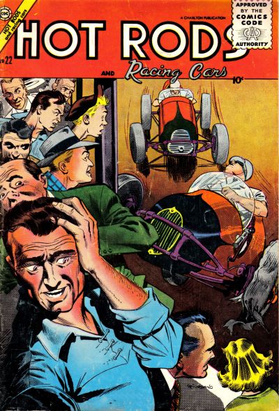 Cover for Hot Rods and Racing Cars (Charlton, 1951 series) #22