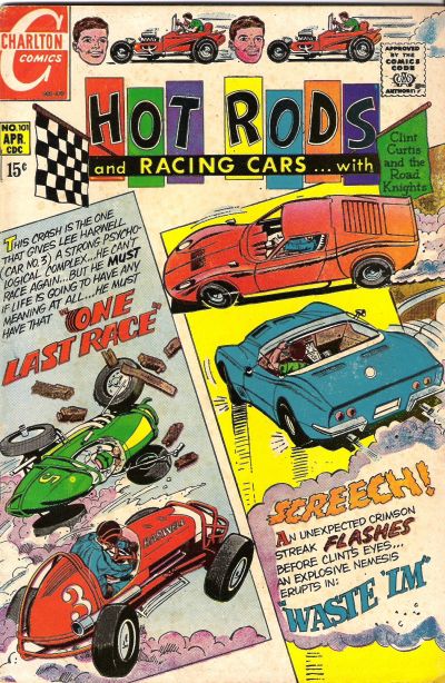 Cover for Hot Rods and Racing Cars (Charlton, 1951 series) #101