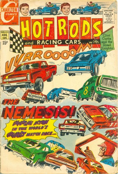 Cover for Hot Rods and Racing Cars (Charlton, 1951 series) #103