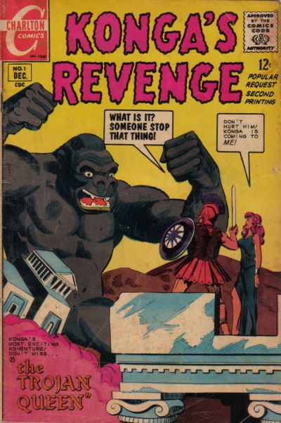 Cover for Konga's Revenge (Charlton, 1968 series) #1