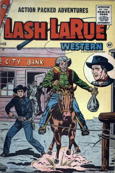 Cover for Lash La Rue Western (Charlton, 1954 series) #60