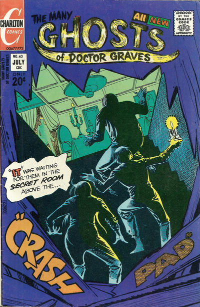Cover for The Many Ghosts of Dr. Graves (Charlton, 1967 series) #40