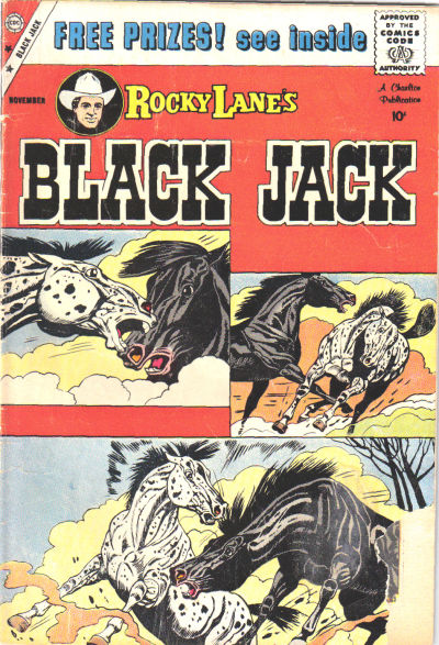 Cover for Rocky Lane's Black Jack (Charlton, 1957 series) #30
